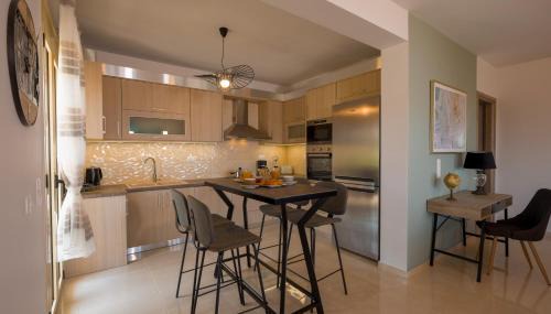 Vathianos Kampos Apartamento | Azur Horizon Oceanview House