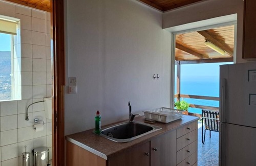Angon Casa | Azure Horizon Apartment - Kefalonia , with Sea View, Balcony & Wi-Fi