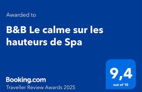 Sart-lez-Spa Cama Y Desayuno | B&B Le calme sur les hauteurs de Spa