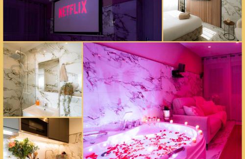 Gaillard Apartamento | B Unique Appartement Jacuzzi I Cinéma