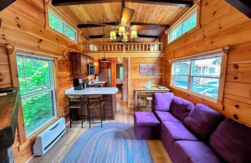 Twin Mountain Cabina | B11 Awesome "Tiny Home" A/C, Mountain Views, Minutes to Skiing, Hiking, Attractions, Dog Friendly!