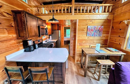 Twin Mountain Cabina | B11 Awesome "Tiny Home" A/C, Mountain Views, Minutes to Skiing, Hiking, Attractions, Dog Friendly!