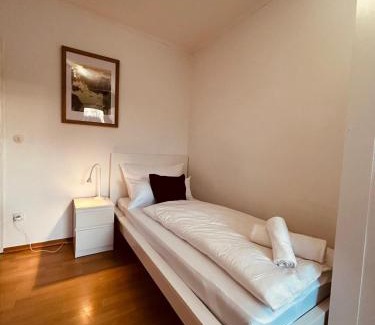 Mettingen Apartamento | B2 XL Top I 130m2 I 10 Einzelbetten I voll ausgestattet I Balkon I Wasch I XXL P