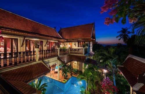 Na Thon Villa | Baan Suvarnabhumi Villa entire 5 beds private pool on hill side