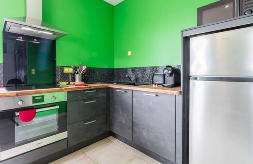 Saint-Come-de-Fresne Apartamento | Babord, apartment with terrace and sea view, parking