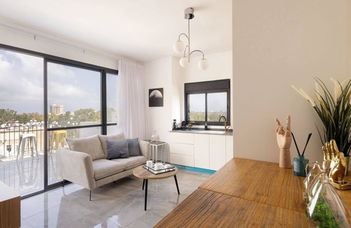 Haifa Apartamento | Bahai Gardens Penthouse by Sea N' Rent