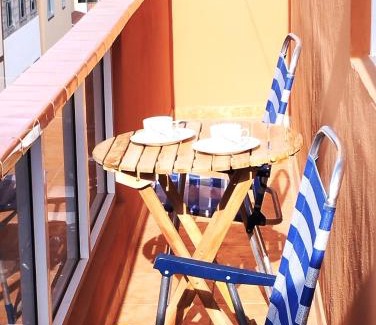 Las Galletas Apartamento | Balcon del sur con vista mar