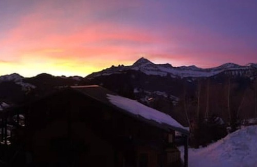 Cohennoz Apartamento | Balcon sud vue Montagne au Pied des Pistes