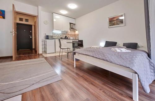 Csarnok negyed Apartamento | Balcony Centropolitan Studio w AC by NW