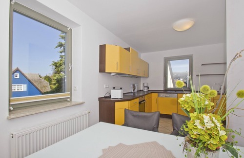 Gross Zicker Apartamento | Balcony with sea view, quiet location - Ferienhaus Distelfink FeWo 01