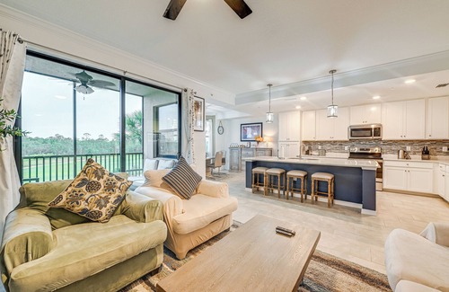 Lakewood Ranch Condominio | Balcony w/Course View: Lakewood National Getaway