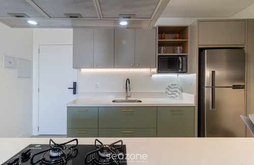 Jurere Apartamento | Balcony With sea View 230m From the Beach! Prb0405