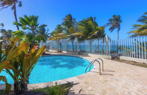 Herreras Apartamento | Balcony With Views | Beachfront | Nice Pool