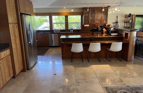 Pupukea Casa | Bali-Inspired White Sand Beachfront House w/ Large Deck, GYM, & Lots of Toys!
