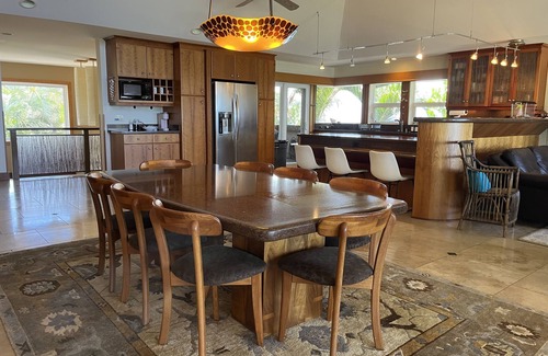 Pupukea Casa | Bali-Inspired White Sand Beachfront House w/ Large Deck, GYM, & Lots of Toys!
