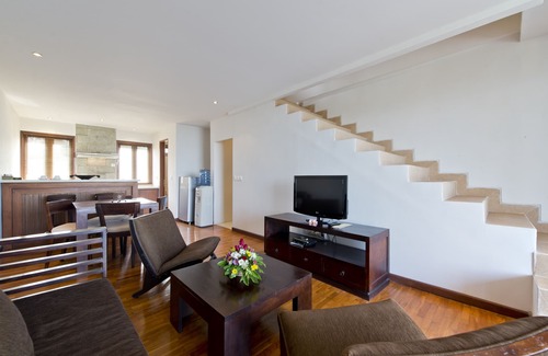 East Selemadeg Casa | Bali Sawah Town House A4, Vista a la piscina