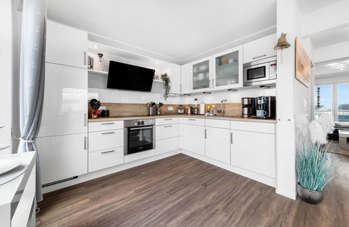 Olpenitz Apartamento | Amplio apartamento con impresionantes vistas de Schlei, el puerto y el mar Báltico