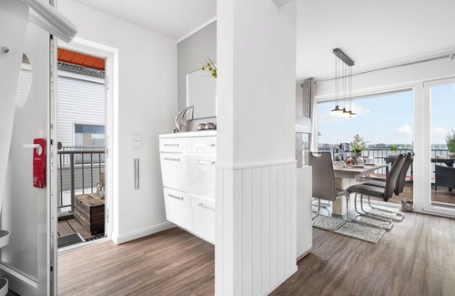 Olpenitz Apartamento | Amplio apartamento con impresionantes vistas de Schlei, el puerto y el mar Báltico
