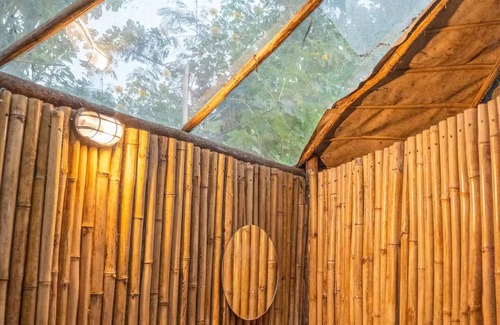 Gurugram Cabaña | Bamboo Cabin w. Aravalli Hill Views