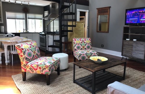 Cape May Point Cabaña | Bamboo Cottage 1 Loft Bedroom Pet Friendly