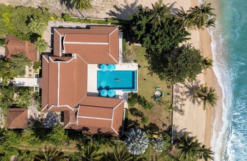 Laem Set Villa | Ban Laem Set-Beachfront-4 Bedrooms