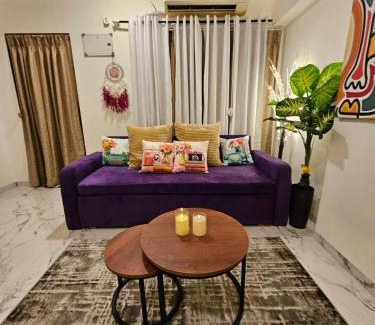 Ranwar Apartamento | Bandra Bloom- Spacious1BHK near Lilavati&Bandstand