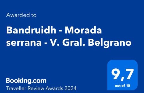Villa General Belgrano Chalet De Esquí | Bandruidh - Morada serrana - V. Gral. Belgrano