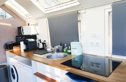 Le Port-Marly Alquiler De Eote | Barge 120 m2 on the banks of the Seine, quiet and green
