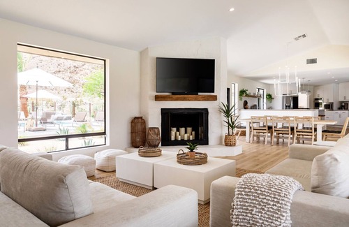 Palm Desert Casa | Base Camp-Luxury Desert Oasis with 2 Pools & Game Room