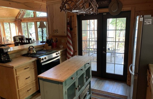 Wishon Cabina | Bass Lake Cabin with Lake View and boat slip