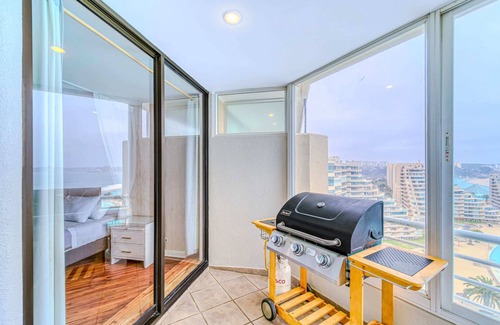 Algarrobo Condominio | Bay Dream 2B W/Wifi, Grill & View.