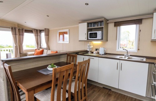 Llanllwchaiarn Cabaña | BAY VIEW (27), pet friendly, with pool in Cross Inn