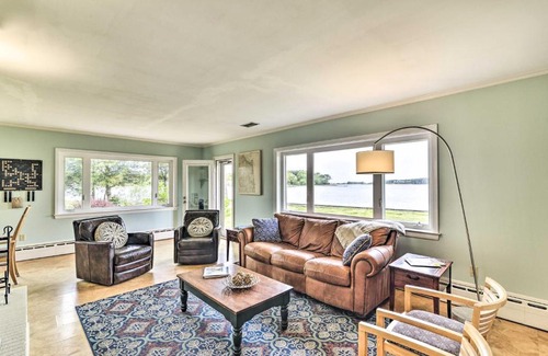 Davis Wharf Casa | Bayfront Retreat with Game Room and Outdoor Pool!