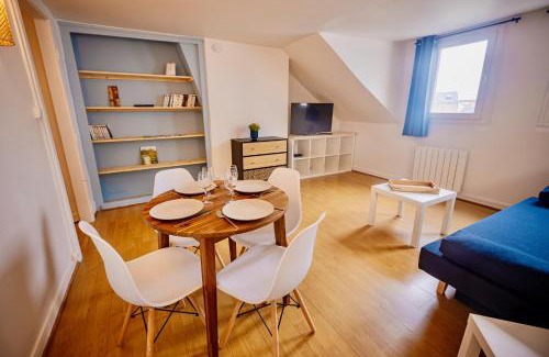 Saint-Martin-du-Littoral Apartamento | Beach à Bâbord - plage 400m, 4 Personnes, Le Havre