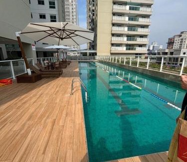 Itacolomi Apartamento | Beach club Pé na Areia