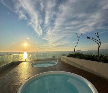 Itacolomi Apartamento | Beach club Pé na Areia