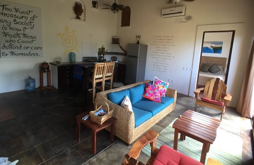 Chacala Apartamento | frente a la playa bella suite para 4 a $ 45 por noche por persona