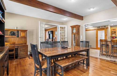 La Porte Casa | Beach Front with Dock, Sauna, Hot Tub - MTM Premier