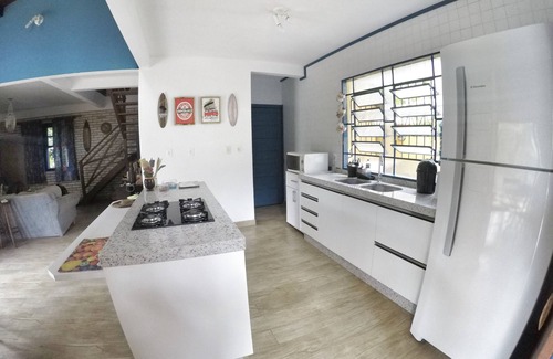 Paulo Lopes Casa | Casa de playa con baño privado, aire acondicionado, cielo, barbacoa y una gran ubicación