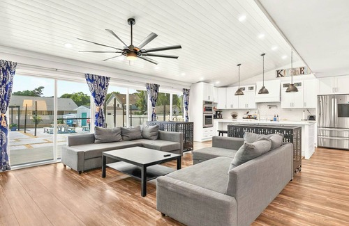 Shallotte Casa | Beach Rental with Private Pool & Outdoor Entertainment for Up to 12 Guests!