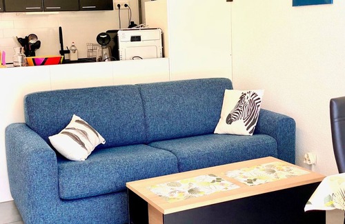 Meze Apartamento | ¡Estudio cabina renovado con jardín, a 2 minutos de la playa de Méze!