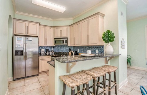 Fort Morgan Casa | Beach Walk Retreat Heated Pool Golf Views Main Guest House Sleeps 15