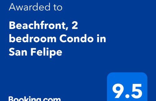 Villas de Las Palmas Apartamento | Beachfront, 2 bedroom Condo in San Felipe