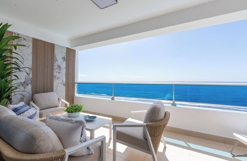 Juan Dolio - El Pueblo Apartamento | FrentePlaya| 9noPiso|ParqueoPriv.|CocinaFull !