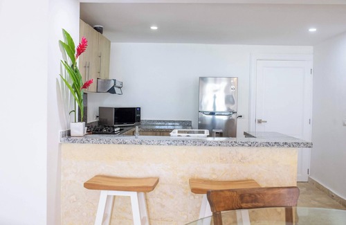 Las Terrenas Apartamento | Apartamento frente al Mar: Cosón Bay, Samana, RD