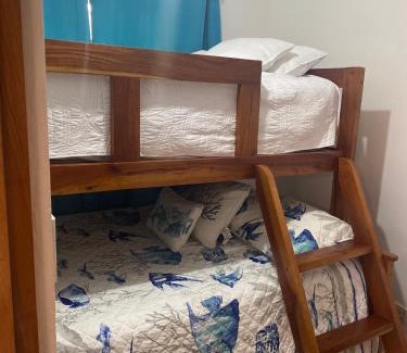 Paraiso Apartamento | Beachfront Apartment, Quiet 4 Beds, 1 Bath, AC, Wi-Fi, Hot Water, in Paraiso near Los Patos