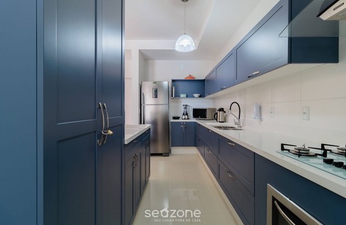 Campeche Leste Apartamento | Beachfront apt With Pool and Barbecue. Vic0203
