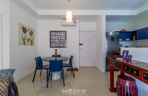 Campeche Leste Apartamento | Beachfront apt With Pool and Barbecue. Vic0203