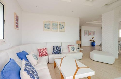 Skhirat Plage Casa | Beachfront Escape - Panoramic View and Spacious Terrace