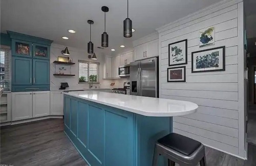 Hampton Casa | ☆ Beachfront Home w/ Stunning Views, Hot Tub, Luxury Kitchen & Private Beach!